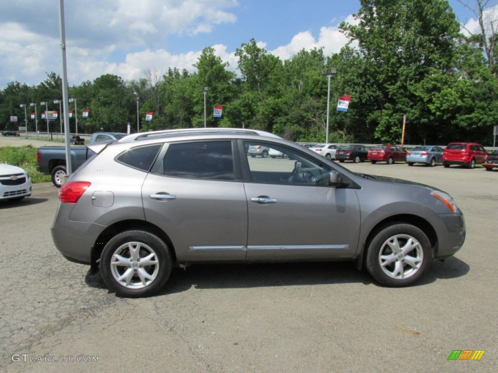 2011 Rogue SV AWD - Platinum Graphite / Gray photo #8