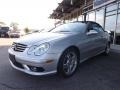 2004 Brilliant Silver Metallic Mercedes-Benz CLK 55 AMG Cabriolet  photo #16