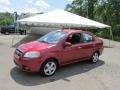 Sport Red 2009 Chevrolet Aveo LT Sedan