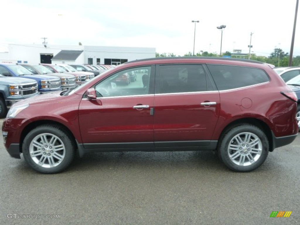 Siren Red Tintcoat 2015 Chevrolet Traverse LT AWD Exterior Photo #94641107