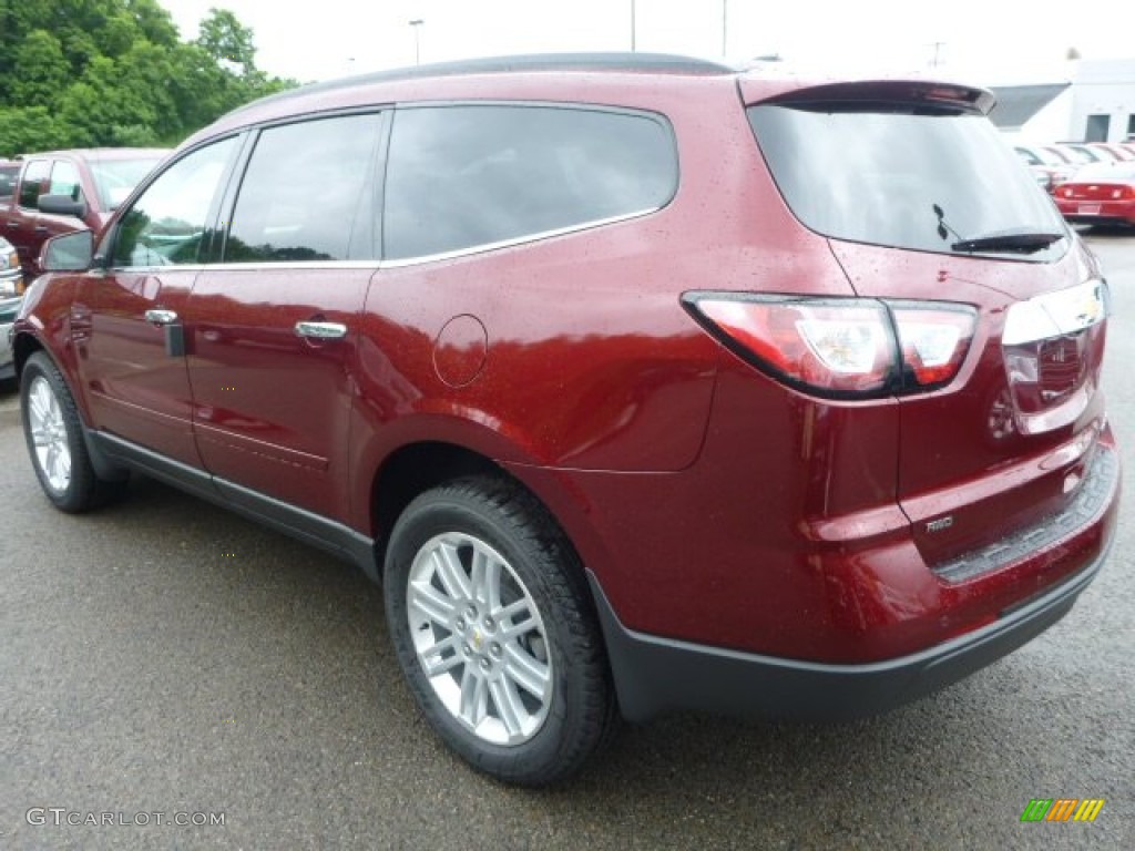 Siren Red Tintcoat 2015 Chevrolet Traverse LT AWD Exterior Photo #94641122