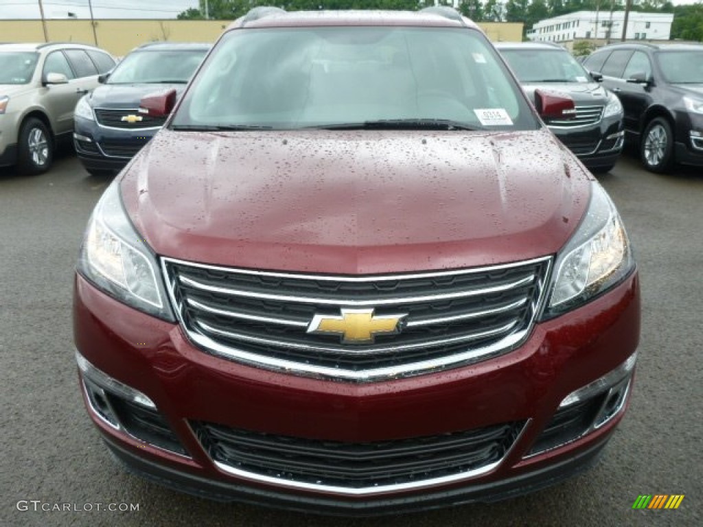 Siren Red Tintcoat 2015 Chevrolet Traverse LT AWD Exterior Photo #94641242
