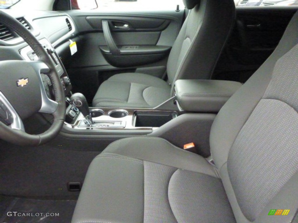 Ebony Interior 2015 Chevrolet Traverse LT AWD Photo #94641284