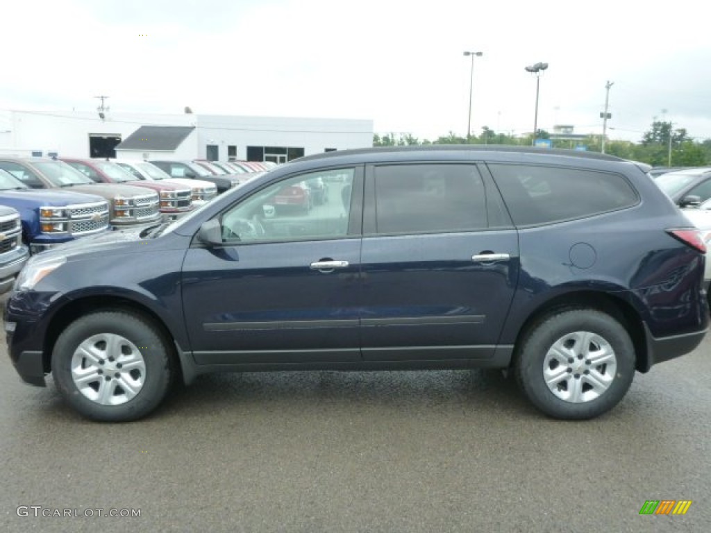 Blue Velvet Metallic 2015 Chevrolet Traverse LS Exterior Photo #94641569