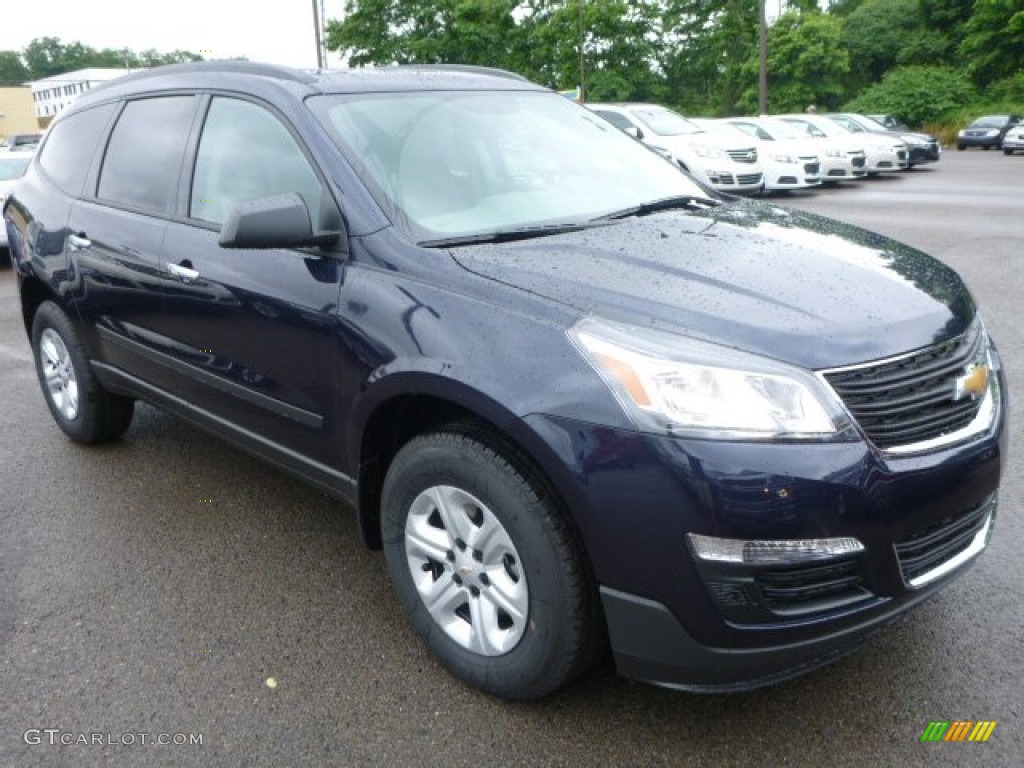 Blue Velvet Metallic 2015 Chevrolet Traverse LS Exterior Photo #94641680