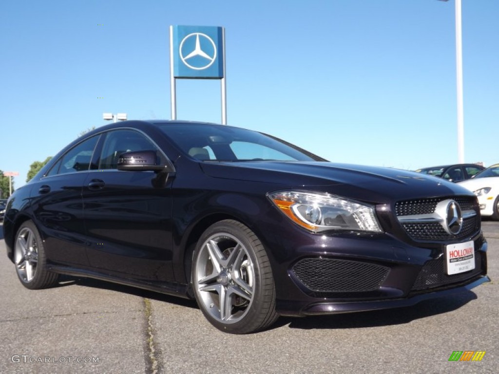 2014 CLA 250 4Matic - Northern Lights Violet Metallic / Ash photo #3