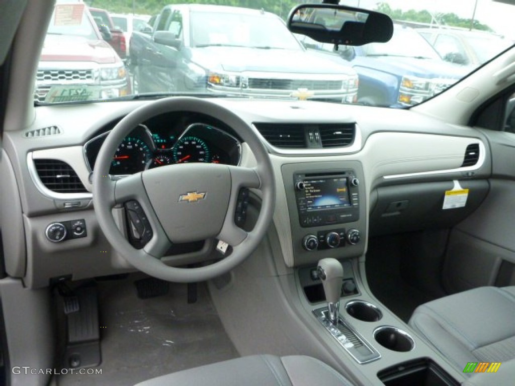 2015 Chevrolet Traverse LS Dark Titanium/Light Titanium Dashboard Photo #94641815