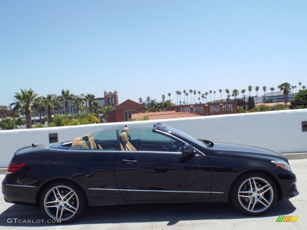 2014 E 350 Cabriolet - Black / Natural Beige/Black photo #3