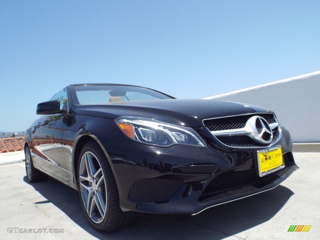 2014 E 350 Cabriolet - Black / Natural Beige/Black photo #11