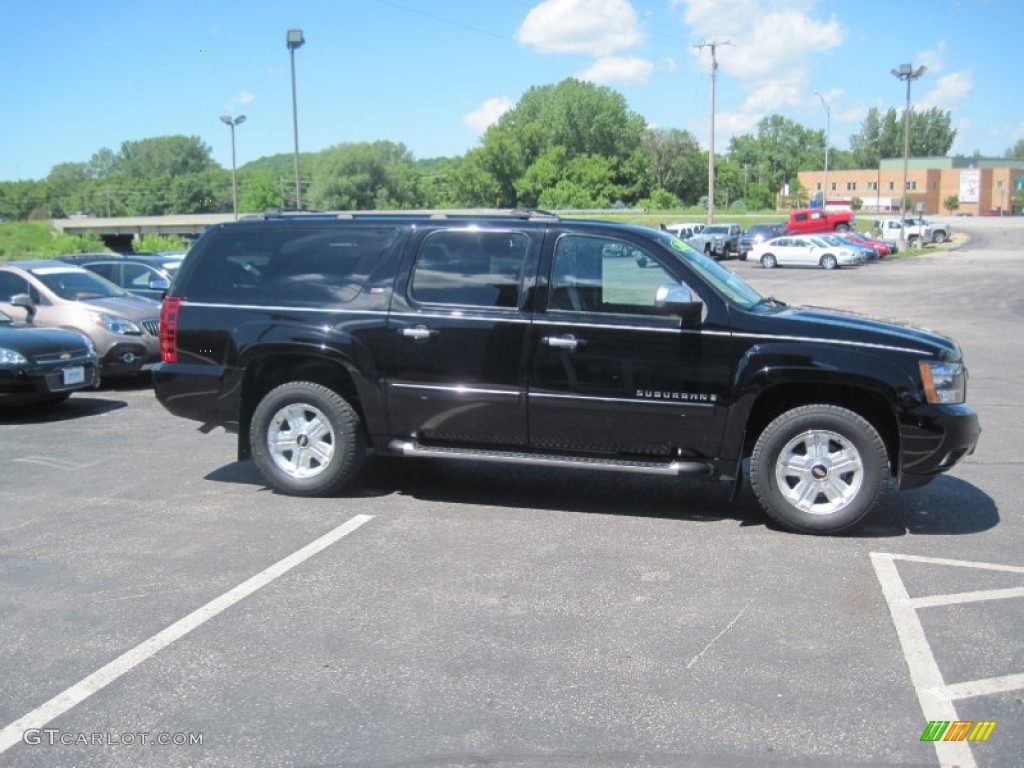 2007 Suburban 1500 Z71 4x4 - Black / Light Titanium/Ebony photo #3