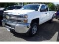 Summit White 2015 Chevrolet Silverado 2500HD WT Double Cab