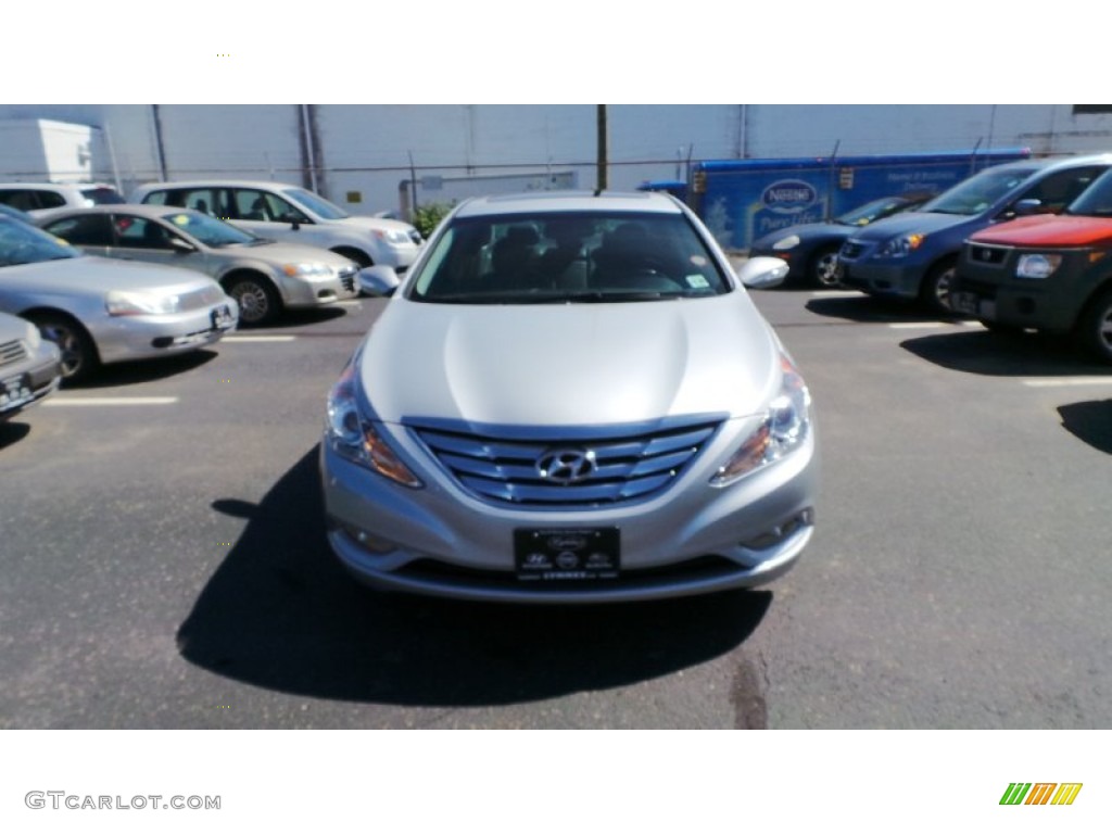 2011 Sonata Limited 2.0T - Radiant Silver / Black photo #2