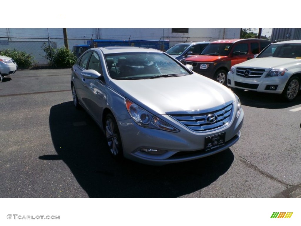 2011 Sonata Limited 2.0T - Radiant Silver / Black photo #3