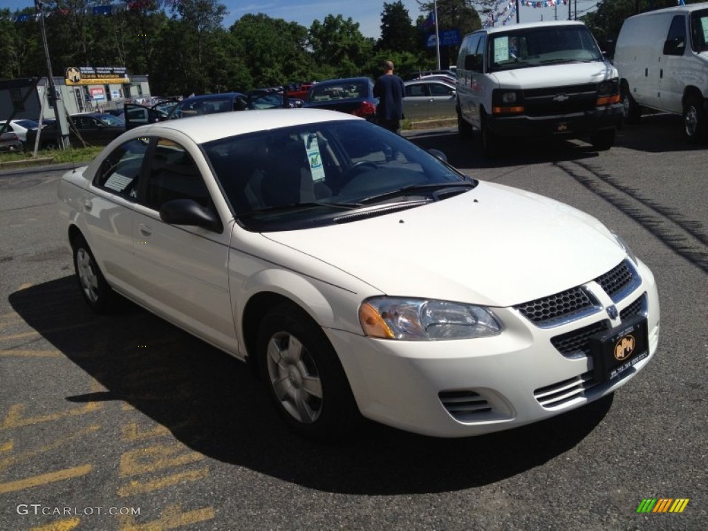 2006 Stratus SXT Sedan - Stone White / Dark Slate Grey photo #5