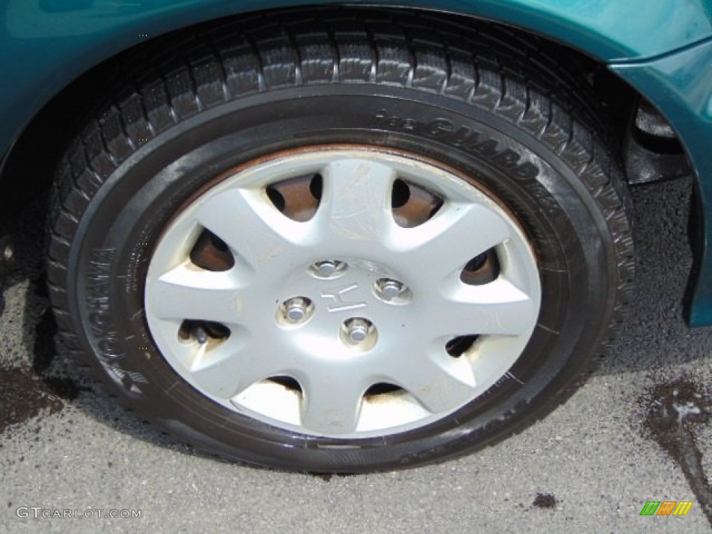 2000 Civic VP Sedan - Clover Green Pearl / Beige photo #9