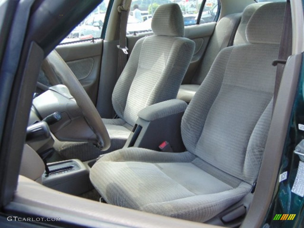 2000 Civic VP Sedan - Clover Green Pearl / Beige photo #11