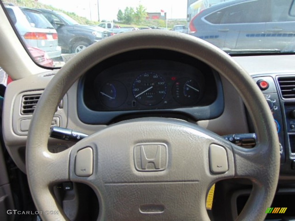 2000 Civic VP Sedan - Clover Green Pearl / Beige photo #17