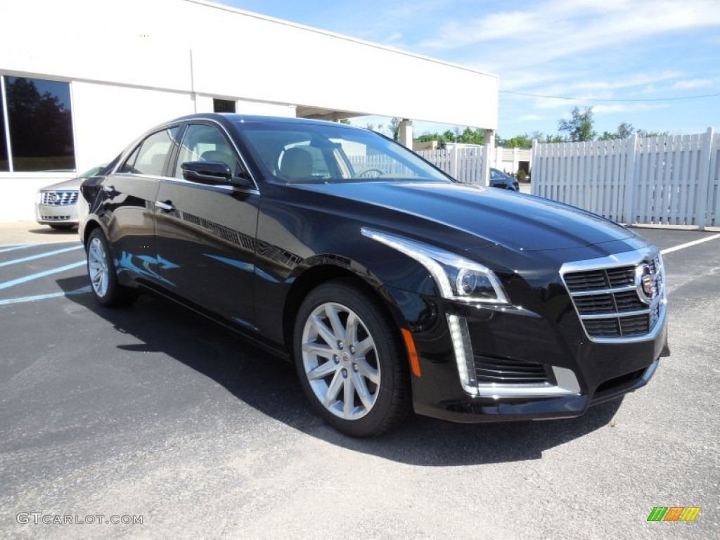 Black Raven 2014 Cadillac CTS Luxury Sedan AWD Exterior Photo #94651142