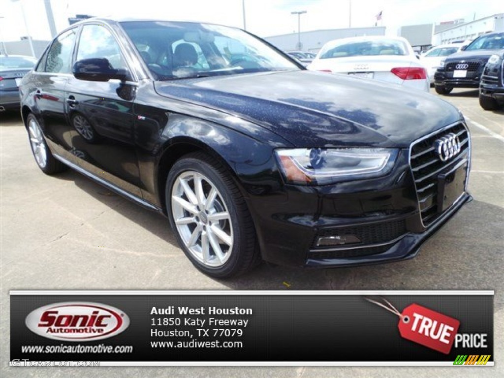 2014 A4 2.0T Sedan - Brilliant Black / Titanium Grey photo #1