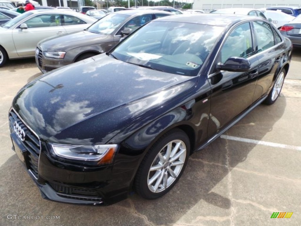 2014 A4 2.0T Sedan - Brilliant Black / Titanium Grey photo #3