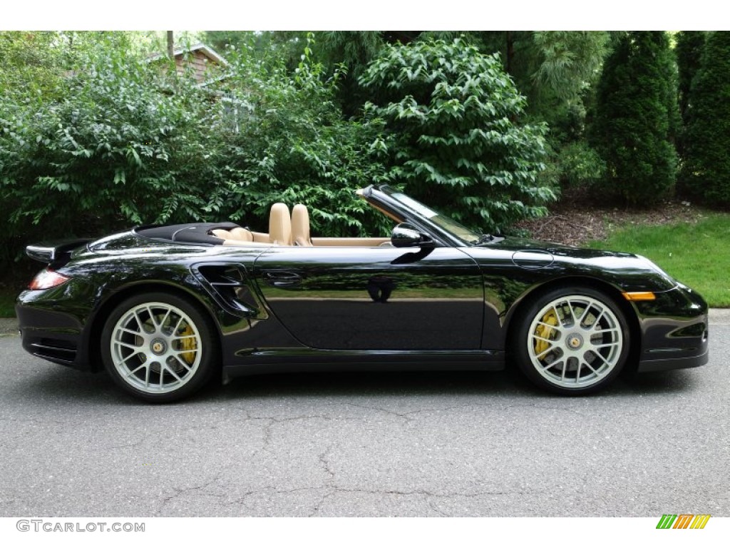 Black 2011 Porsche 911 Turbo S Cabriolet Exterior Photo #94651889