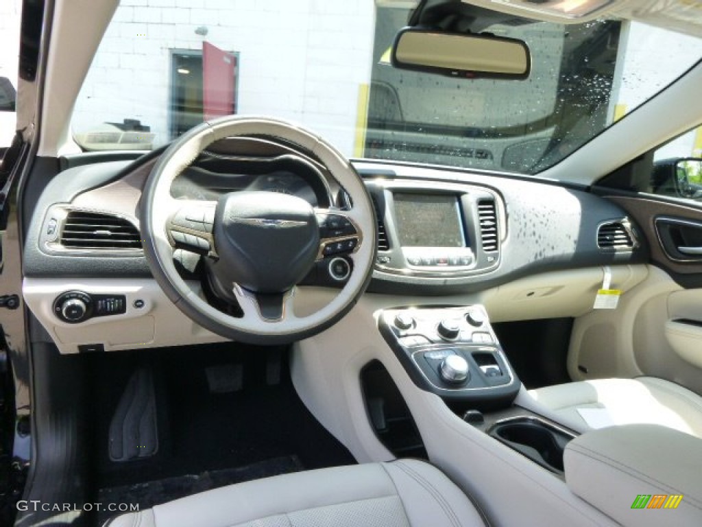 2015 Chrysler 200 C Black/Linen Dashboard Photo #94653986