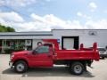 2015 Vermillion Red Ford F350 Super Duty XL Regular Cab Dump Truck  photo #5