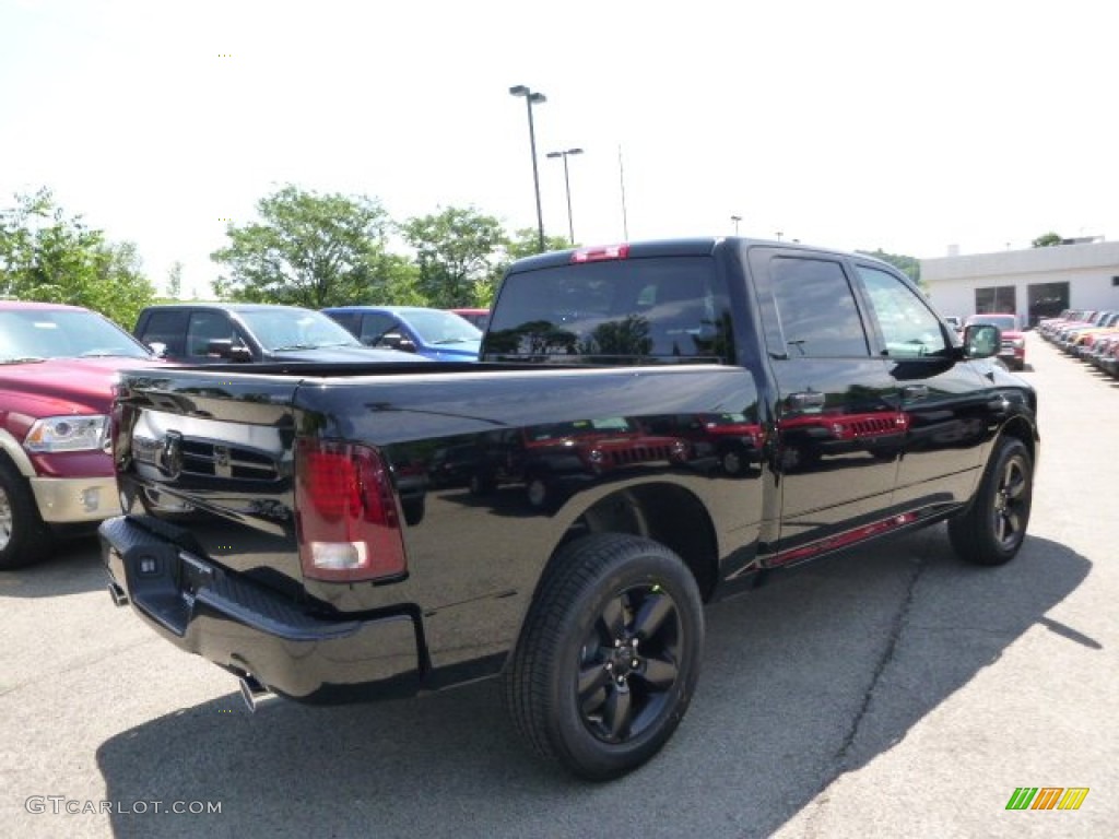 2014 1500 Express Crew Cab 4x4 - Black / Black/Diesel Gray photo #6