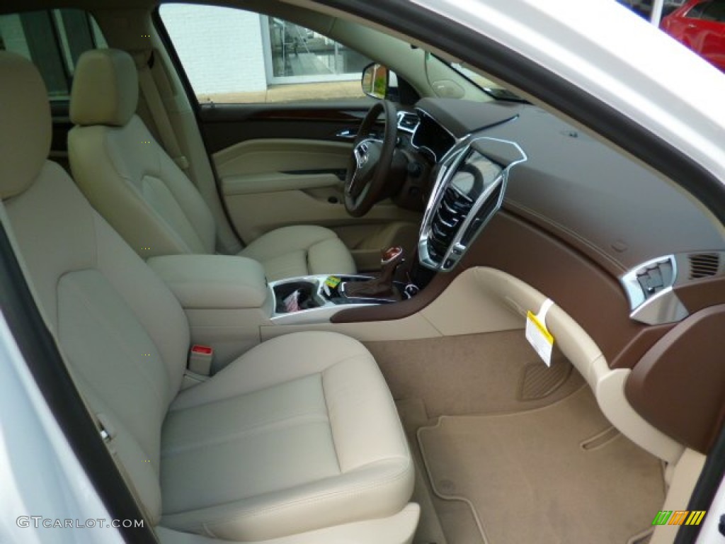 Shale/Brownstone Interior 2014 Cadillac SRX Premium AWD Photo #94659345
