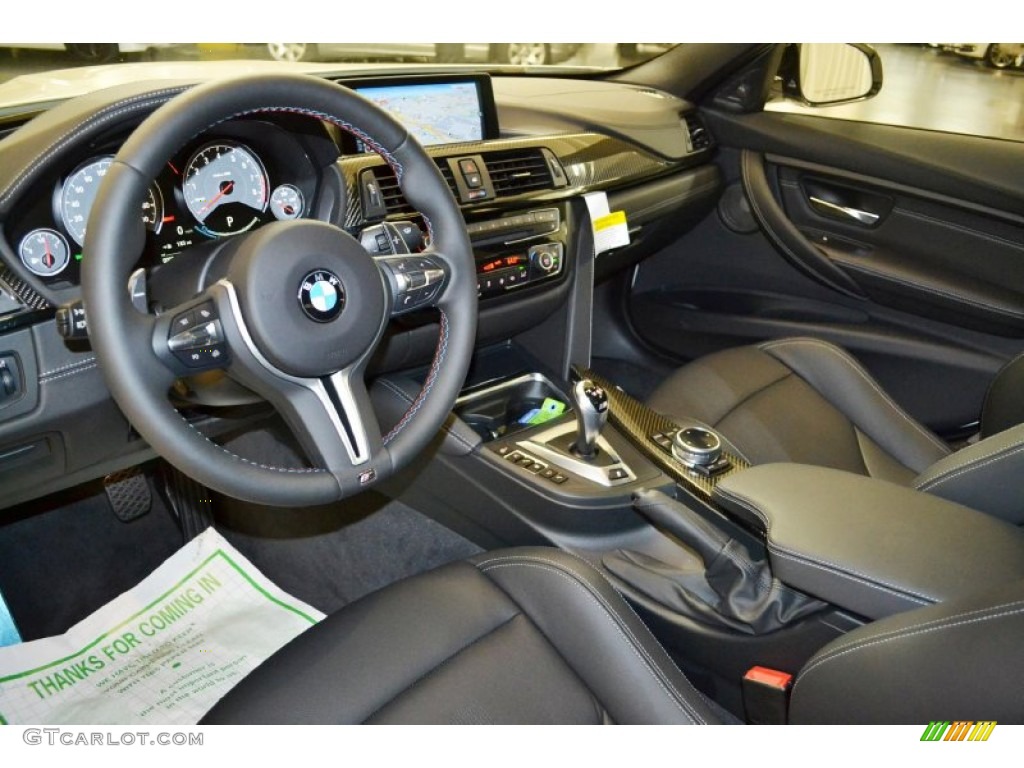 Carbonstructure Anthracite/Black Interior 2015 BMW M3 Sedan Photo #94660169