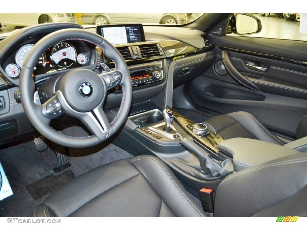 Black Interior 2015 BMW M4 Coupe Photo #94660355