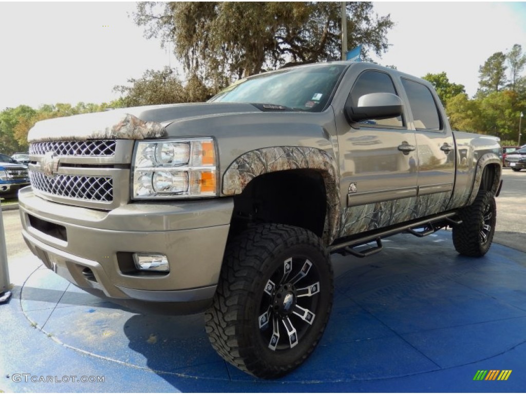 2012 Silverado 2500HD LT Crew Cab 4x4 - Graystone Metallic / Ebony photo #1