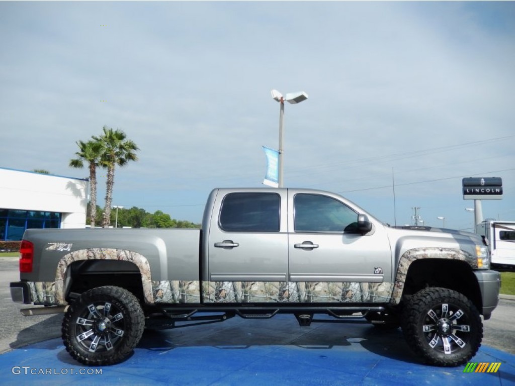 2012 Silverado 2500HD LT Crew Cab 4x4 - Graystone Metallic / Ebony photo #7