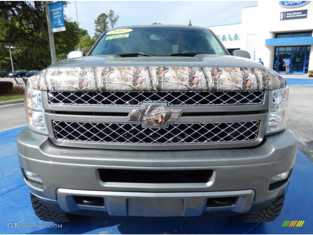 2012 Silverado 2500HD LT Crew Cab 4x4 - Graystone Metallic / Ebony photo #9