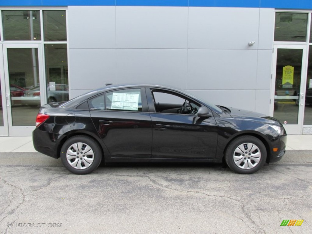 Black Granite Metallic 2014 Chevrolet Cruze LS Exterior Photo #94660793