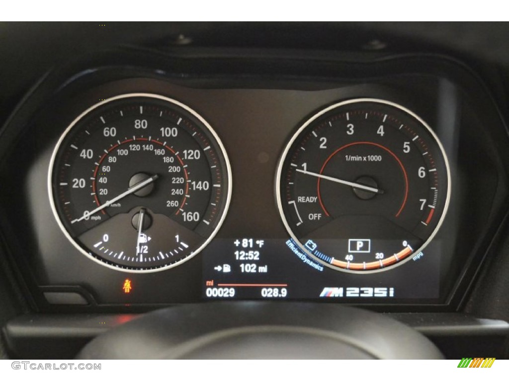 2014 BMW M235i Coupe Gauges Photo #94661000