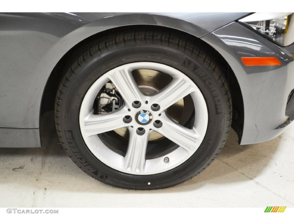 2014 3 Series 328i Sedan - Mineral Grey Metallic / Black photo #3