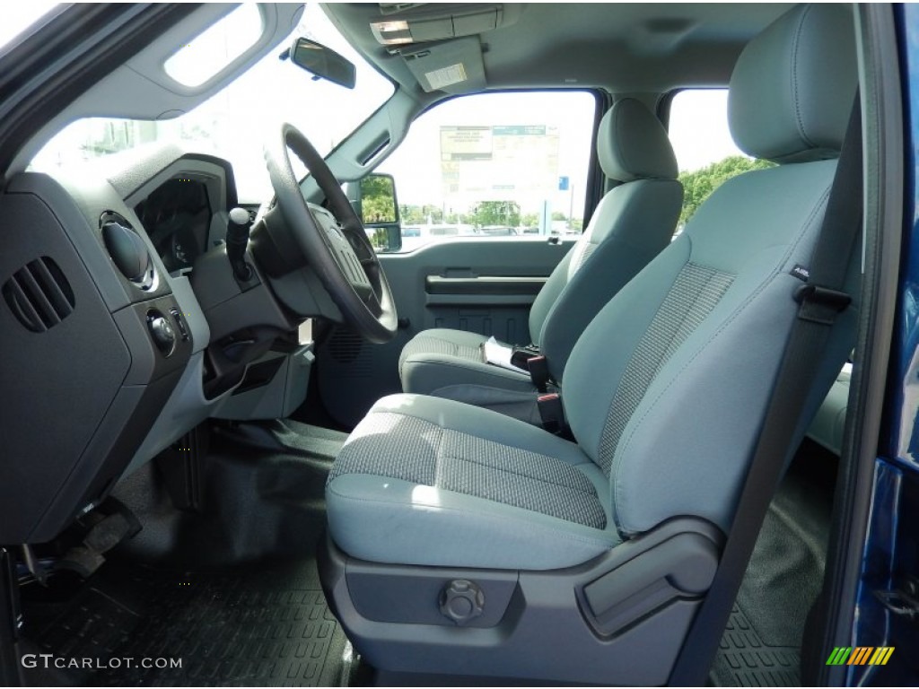 Steel Interior 2015 Ford F350 Super Duty XL Crew Cab DRW Photo #94663009