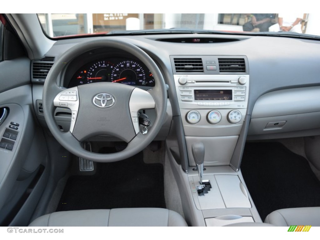 2010 Camry LE V6 - Barcelona Red Metallic / Ash Gray photo #18