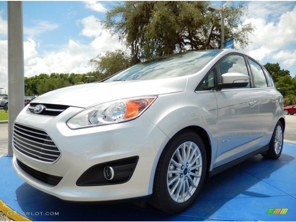 Ingot Silver 2014 Ford C-Max Hybrid SEL Exterior Photo #94665449
