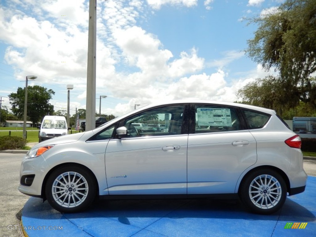 Ingot Silver 2014 Ford C-Max Hybrid SEL Exterior Photo #94665479