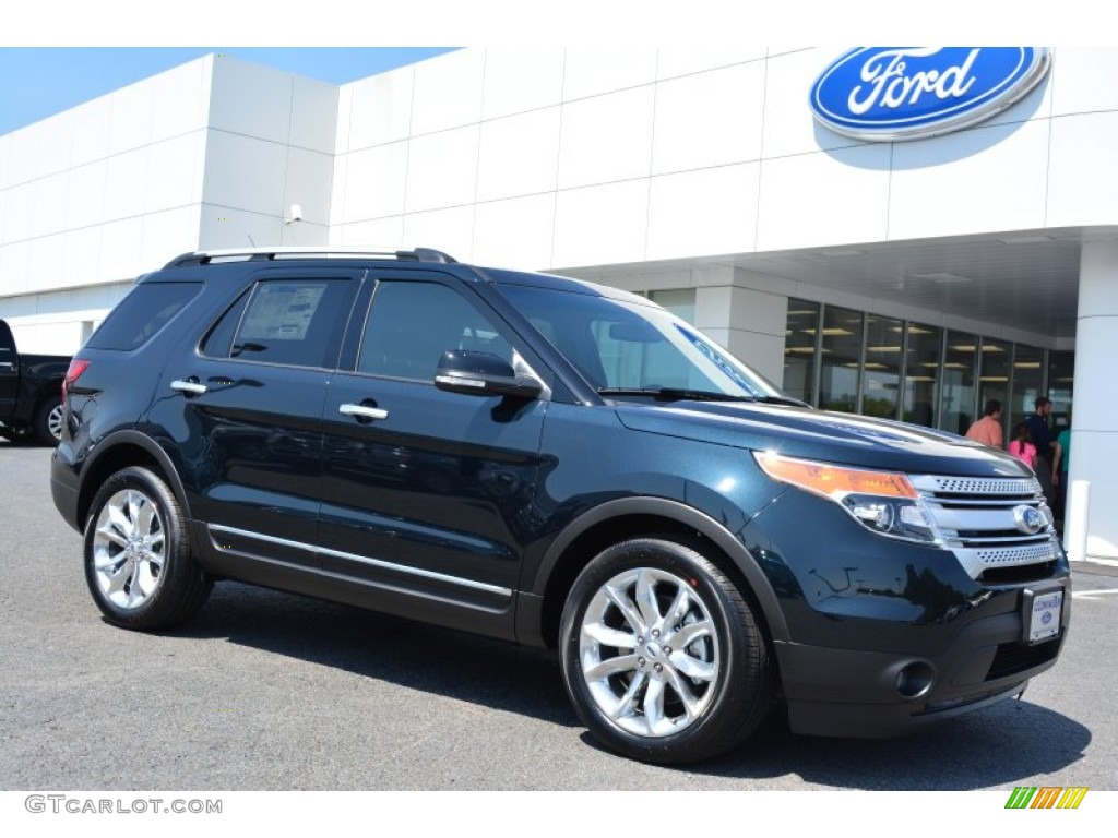 2014 Explorer XLT - Dark Side / Charcoal Black photo #1