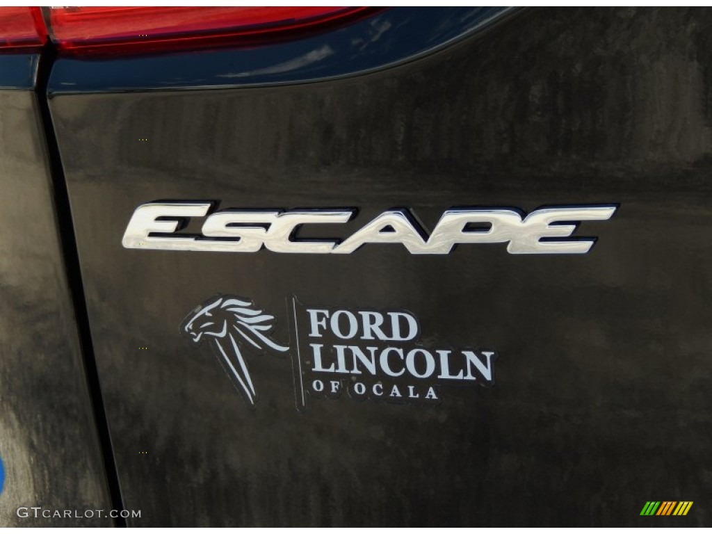 2014 Escape Titanium 2.0L EcoBoost - Tuxedo Black / Medium Light Stone photo #4