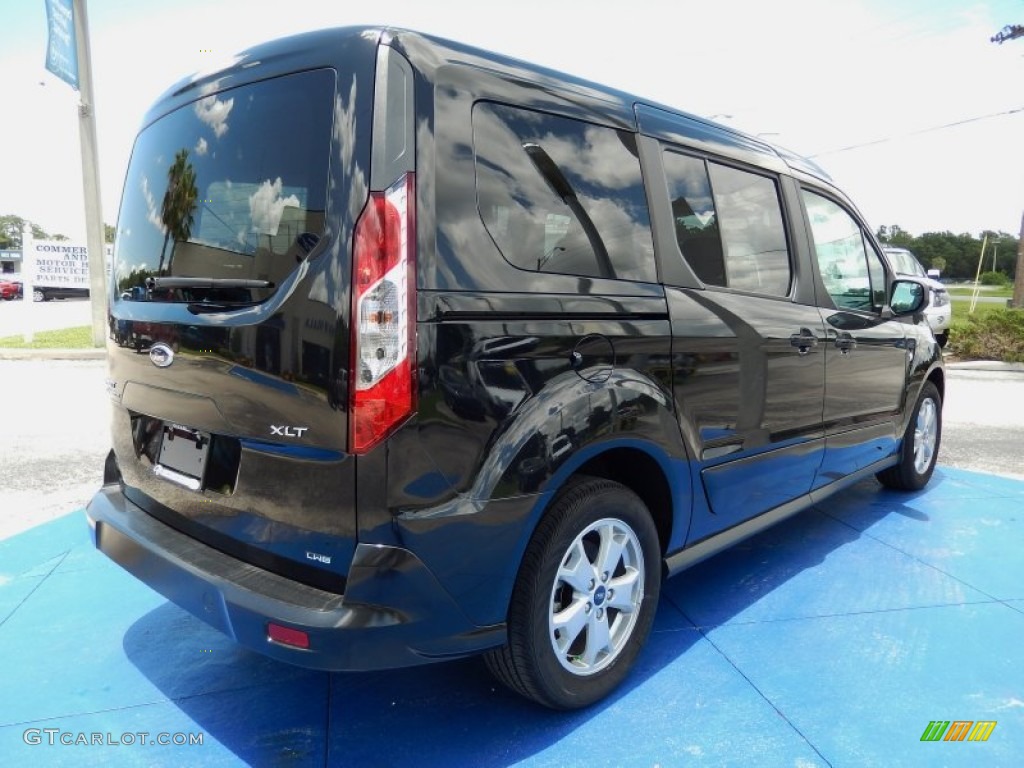 Panther Black 2014 Ford Transit Connect XLT Wagon Exterior Photo #94666847