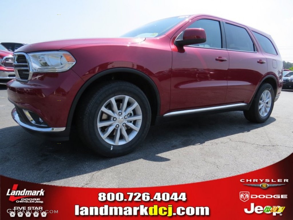 2014 Durango SXT - Deep Cherry Red Crystal Pearl / Black photo #1