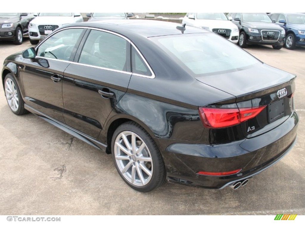 Mythos Black Metallic 2015 Audi A3 1.8 Prestige Exterior Photo #94670396