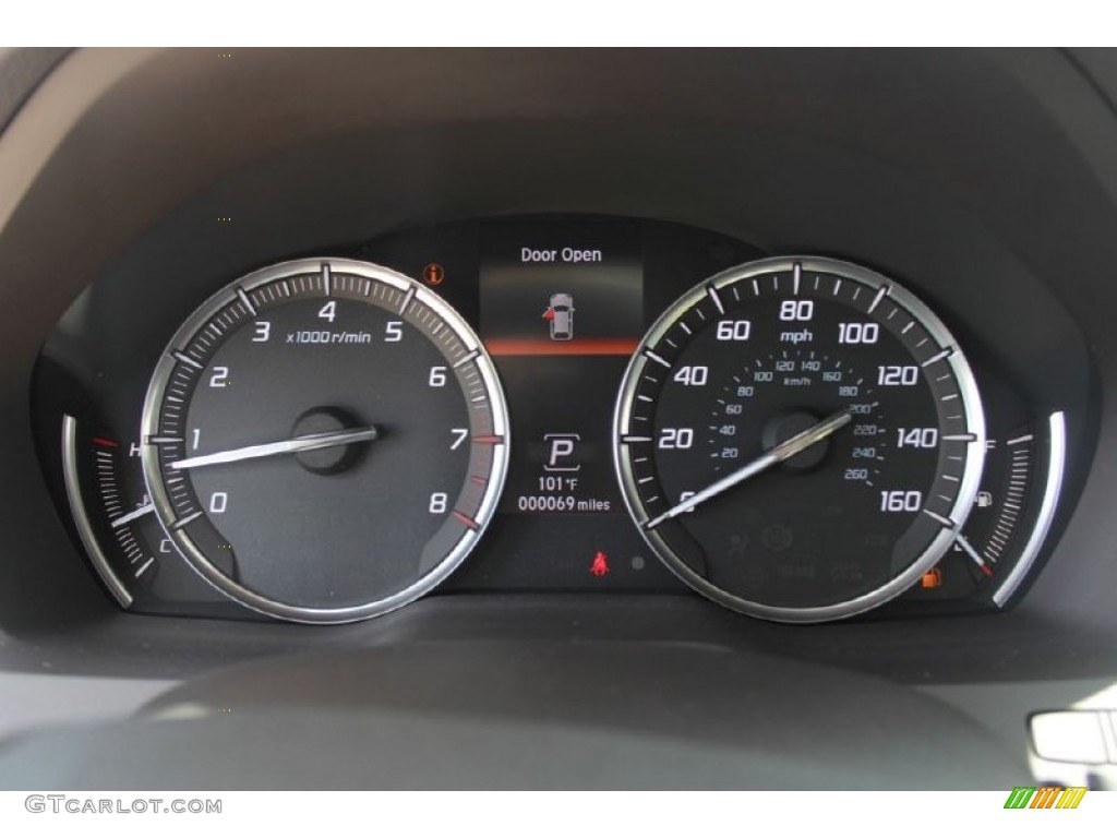 2015 Acura MDX Technology Gauges Photo #94670753