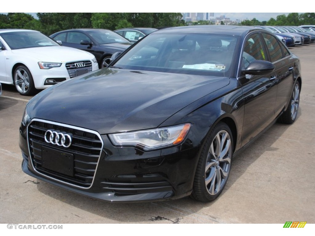 Havanna Black Metallic 2014 Audi A6 2.0T Sedan Exterior Photo #94671416