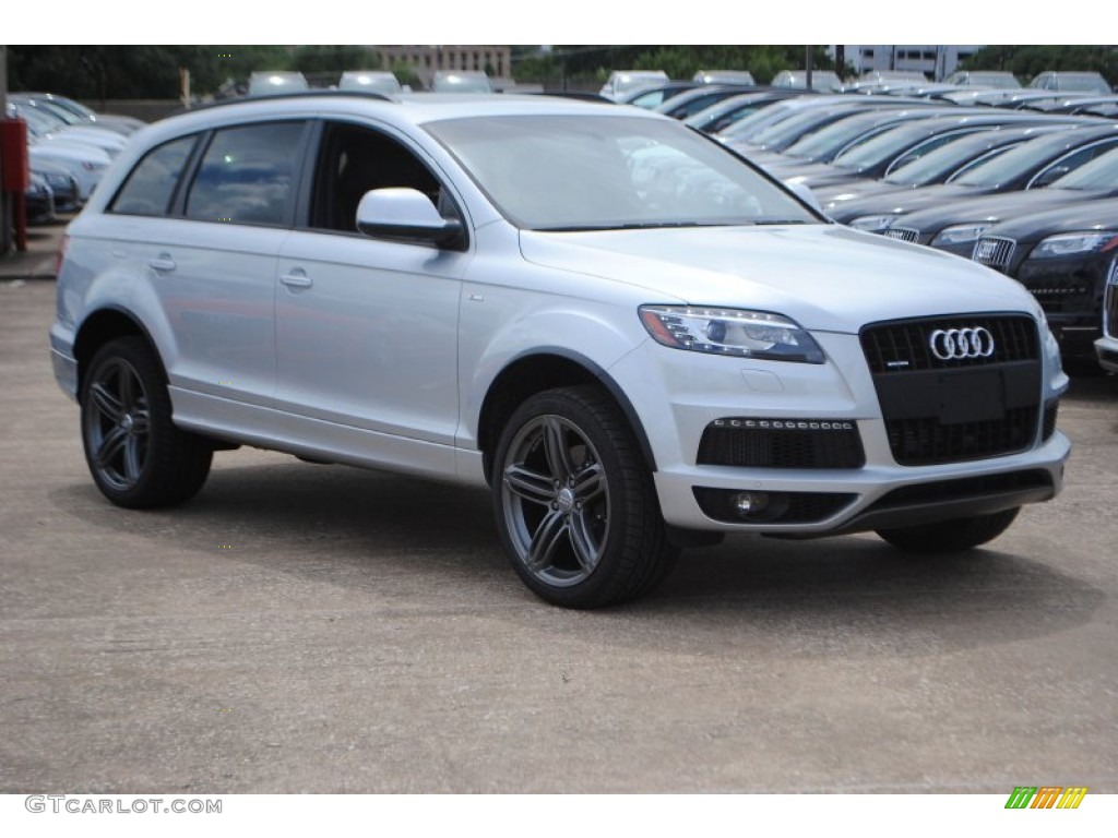 Ice Silver Metallic 2014 Audi Q7 3.0 TDI quattro Exterior Photo #94672358
