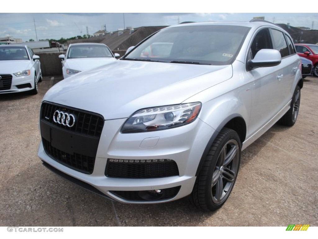 Ice Silver Metallic 2014 Audi Q7 3.0 TDI quattro Exterior Photo #94672415